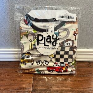 BNIB Little Sleepies Disney Pixar Radiator Springs Cars 4T Pocket T Shirt